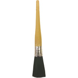 Oval Paint Brush, Bristle, Plastic Handle, 15/16" Width