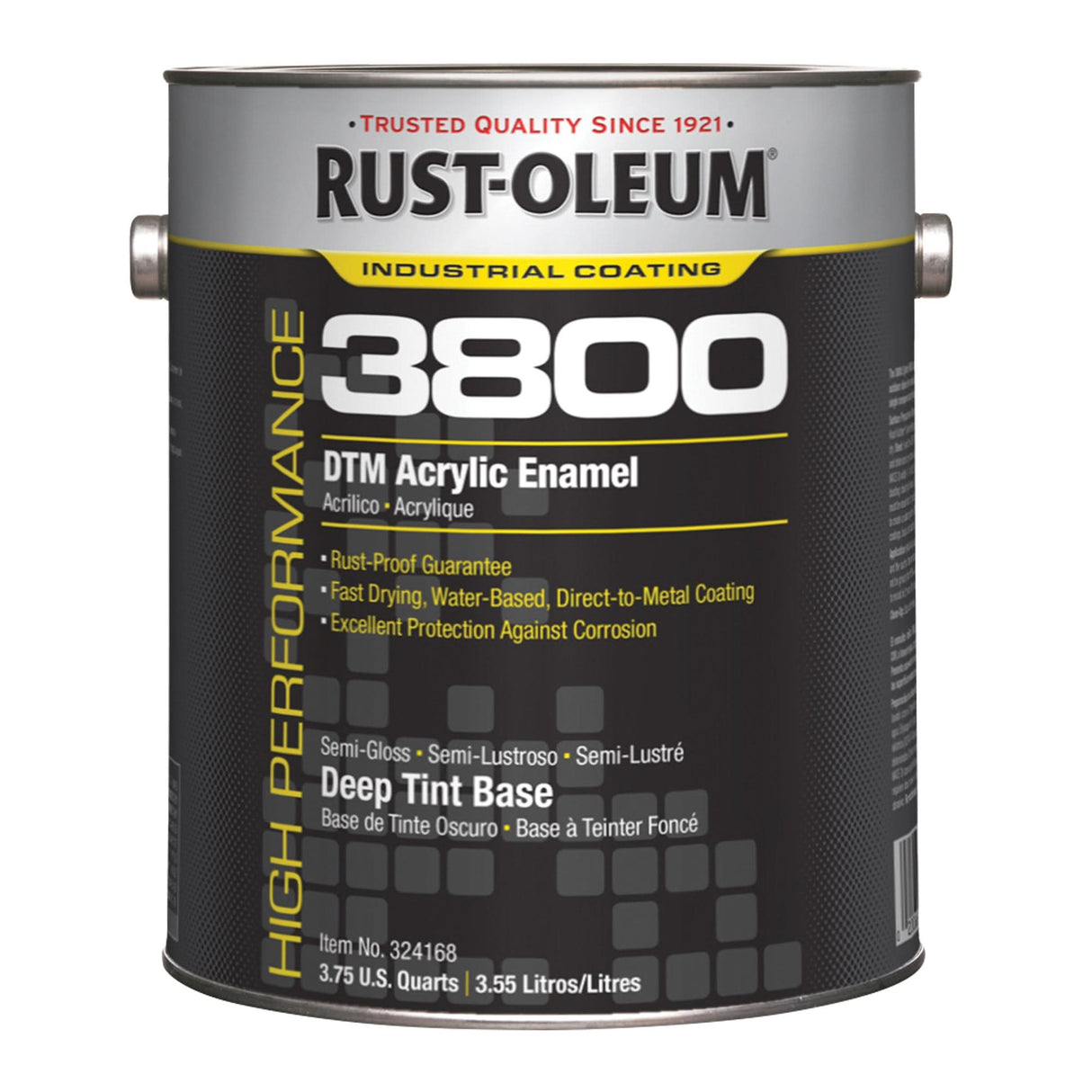3800 High-Performance DTM Acrylic Enamel, Gallon, Tint Base