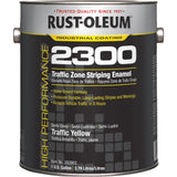 High-Performance 2300 System Traffic Zone Striping Paint, Yellow, Gallon