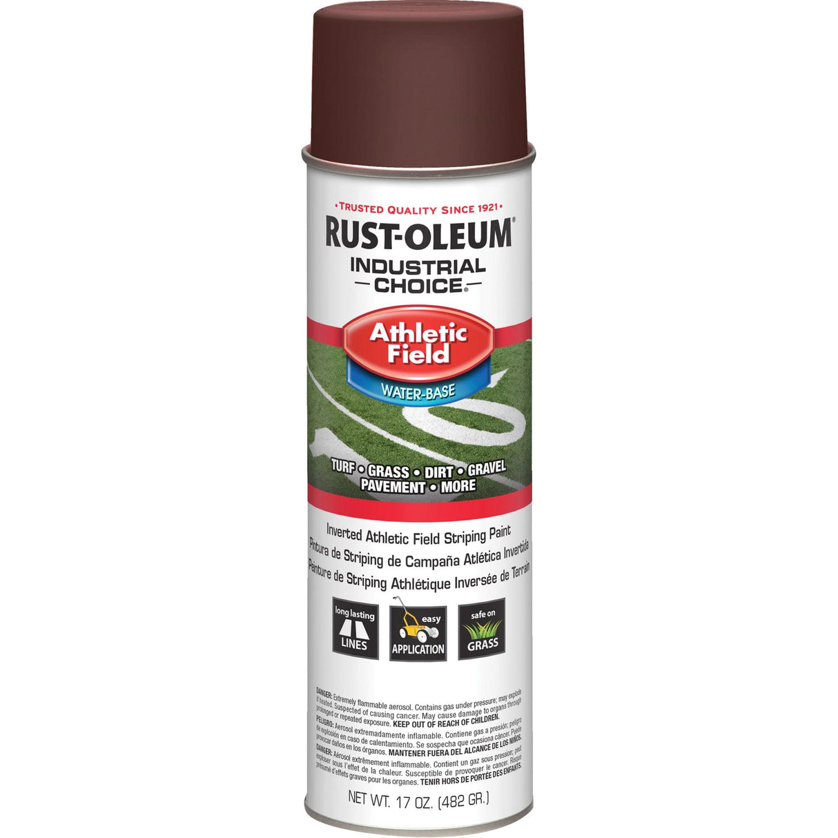 AF1600 Athletic Field Striping Paint, Red, Aerosol Can