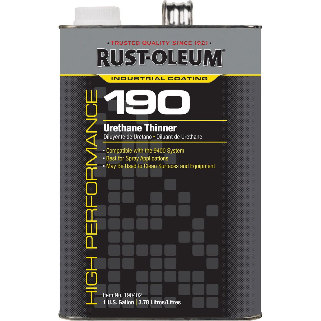 190 Urethane Thinner, Gallon, 1 gal.