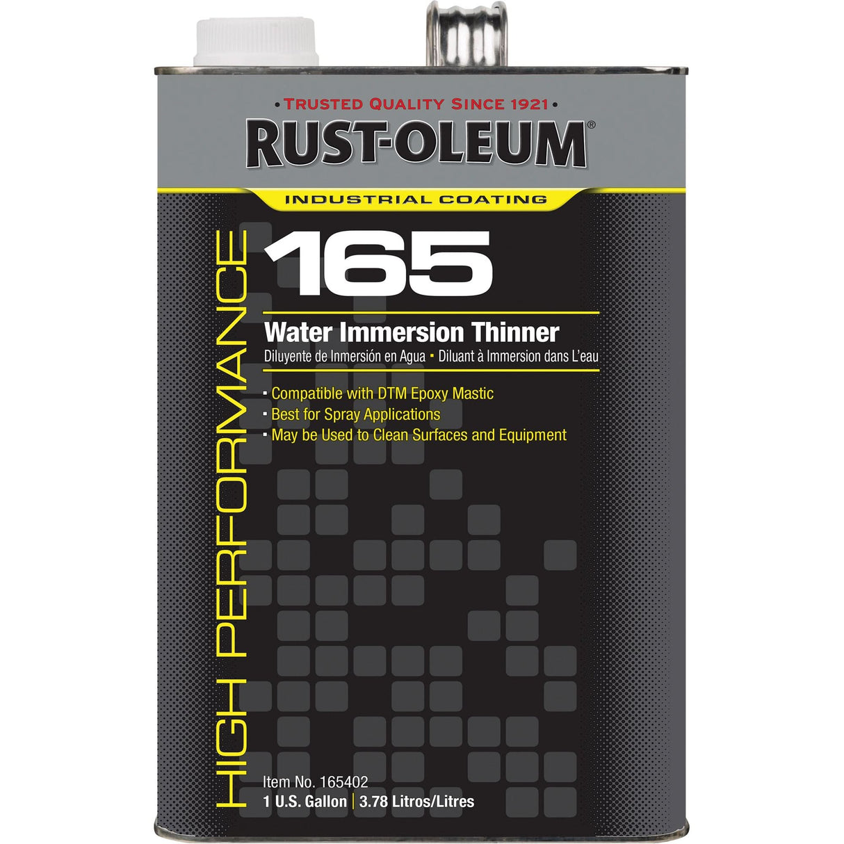 165 Water Immersion Thinner, Gallon, 1 gal.
