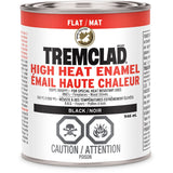 Tremclad® High Heat Enamel, Black, Very Flat, 946 ml, Can
