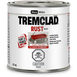 Tremclad® Oil Based Rust Paint, White, Gloss, 237 ml, Can