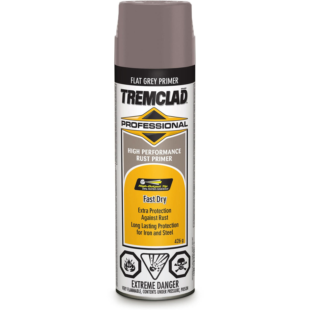 Tremclad® Professional Rust Primer, Grey, Very Flat, Aerosol Can