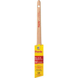 Adjutant Black Bristle Paint Brush, Black China, Wood Handle, 1" Width