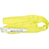 Slinger Polyester Round Sling, Yellow, 1" W x 12' L, 9000 lbs. Vertical Load