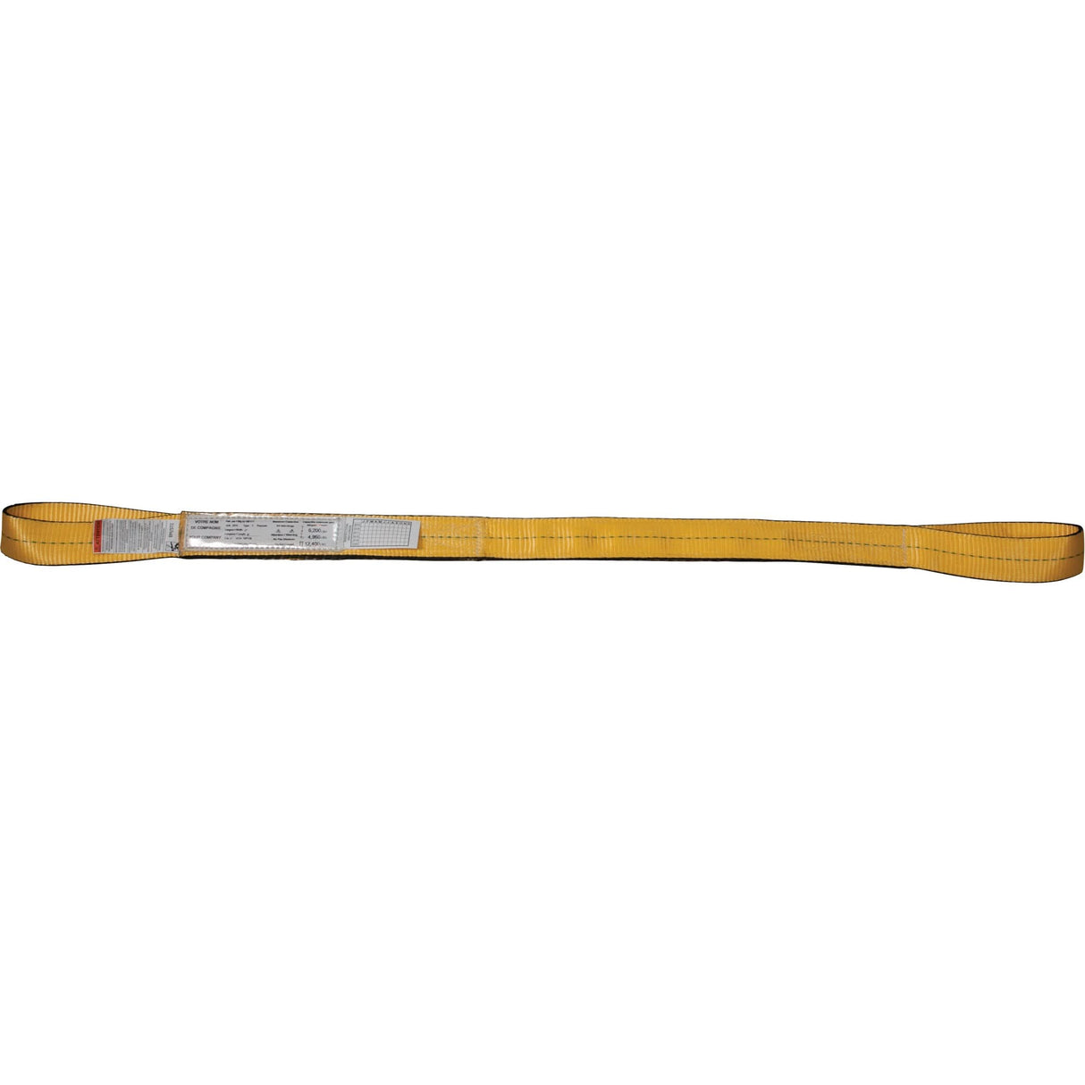 Polyester Slings, Double Ply, Double Eye, Type 3, 1" W x 10' L, 3100 lbs. Vertical Cap.
