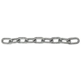 Straight Link Chain, Low Carbon Steel, 1/8" x 1000' (304.8 m) L, Grade 30, 400 lbs. (0.2 tons) Load Capacity