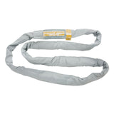 Polyester Round Sling, Grey, 4" W x 6' L, 32000 lbs. Vertical Load