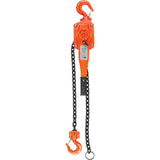 Lever Hoist, 5' Lift, 1500 lbs. (0.75 tons) Capacity, Alloy Steel Chain
