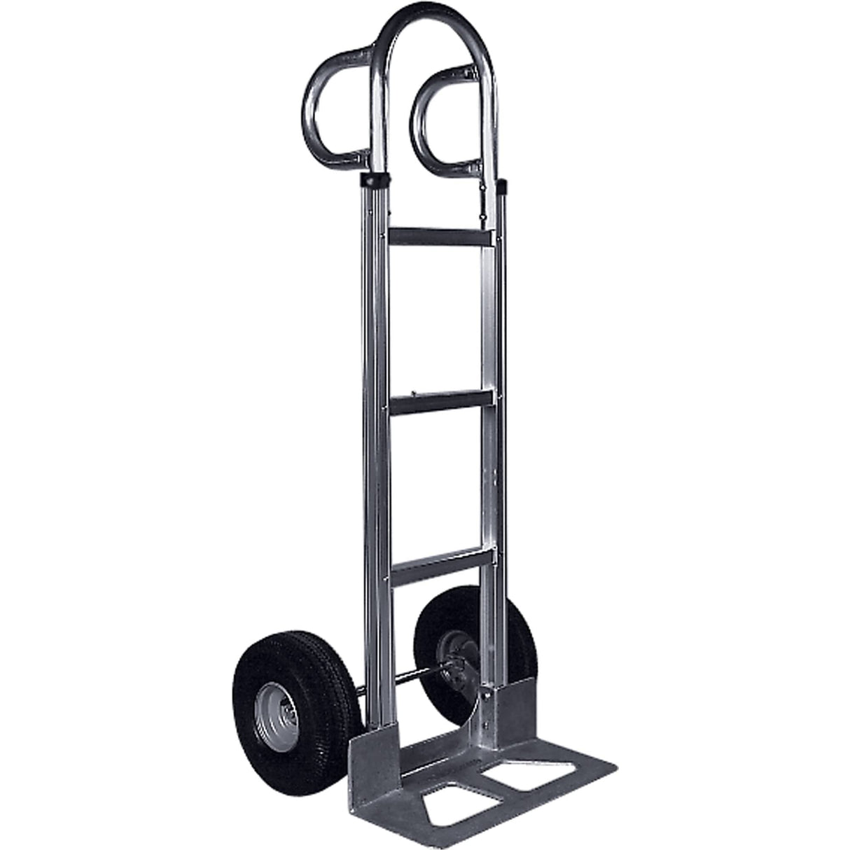 Knocked Down Hand Truck, P-Handle Handle, Aluminum, 55" Height, 500 lbs. Capacity