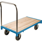Heavy-Duty Platform Truck, 48" L x 24" W, 2000 lbs. Capacity, Rubber Casters