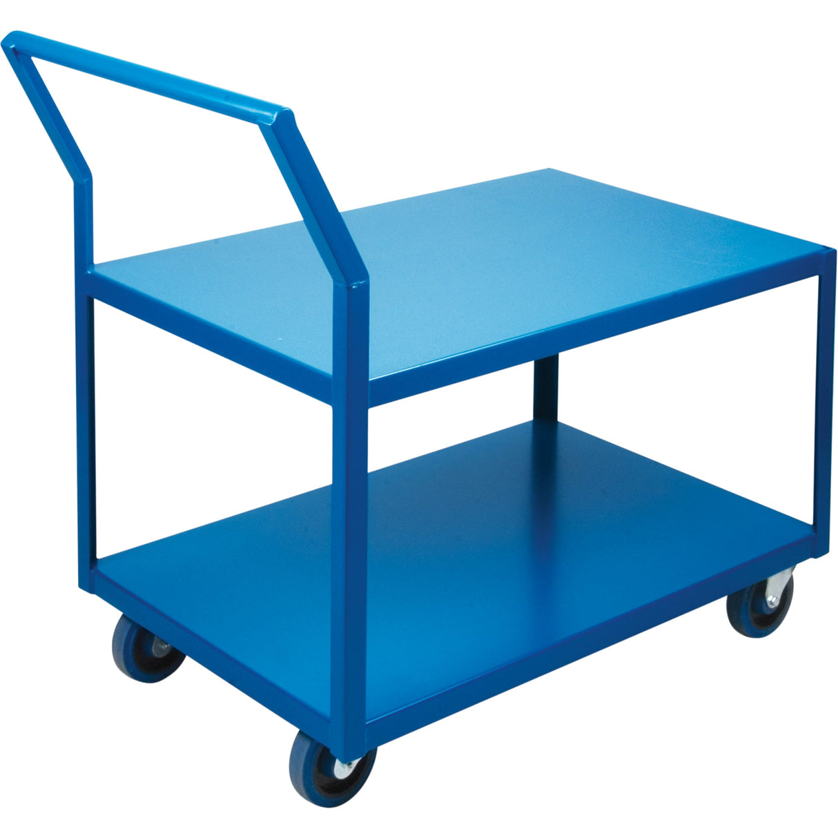 Heavy-Duty Low Profile Shop Carts, 2 Tiers, 18" W x 30" D x 40" H, 1200 lbs. Cap.