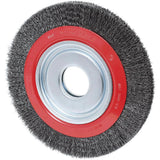 101C-2M Crimped Wire Wheel, 7" Dia., 0.014" Fill, 1/2" - 2" Arbor