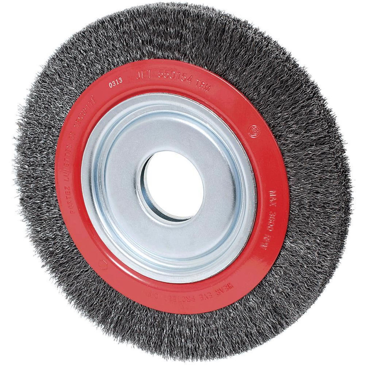 101H-3M Crimped Wire Wheel, 10" Dia., 0.014" Fill, 2" Arbor