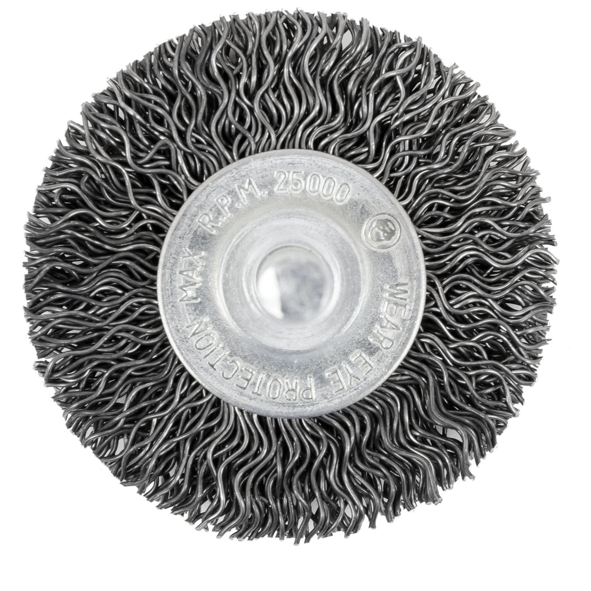 105-2 Shaft Mounted Crimped Radial Brush, 2", .02" Fill