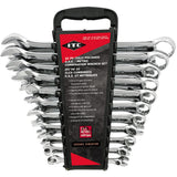 ICWP-22SM Wrench Set, Combination, 22 Pieces, Imperial and Metric