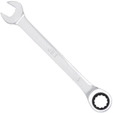 Non-Reversible Long Pattern Ratcheting Combination Wrench, 3/4", Chrome Finish
