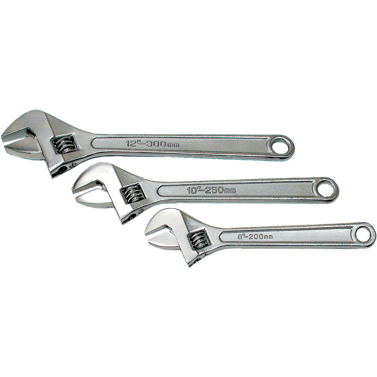 Adjustable Wrench, 8" L