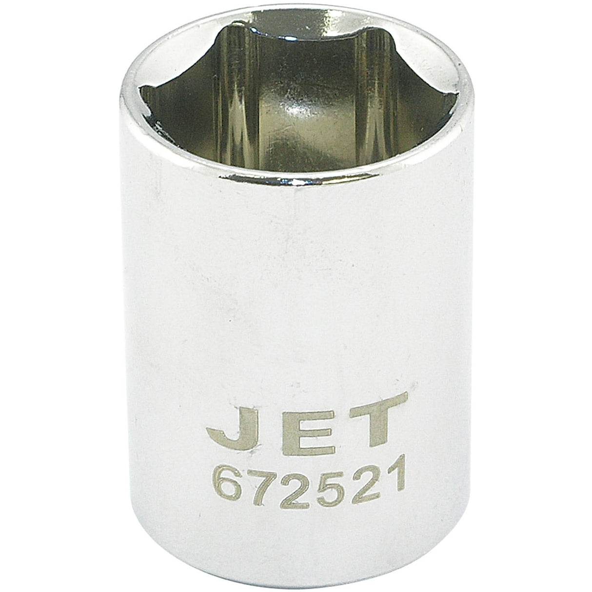 Chrome Socket, 21 mm, 1/2" Drive, 6 Points