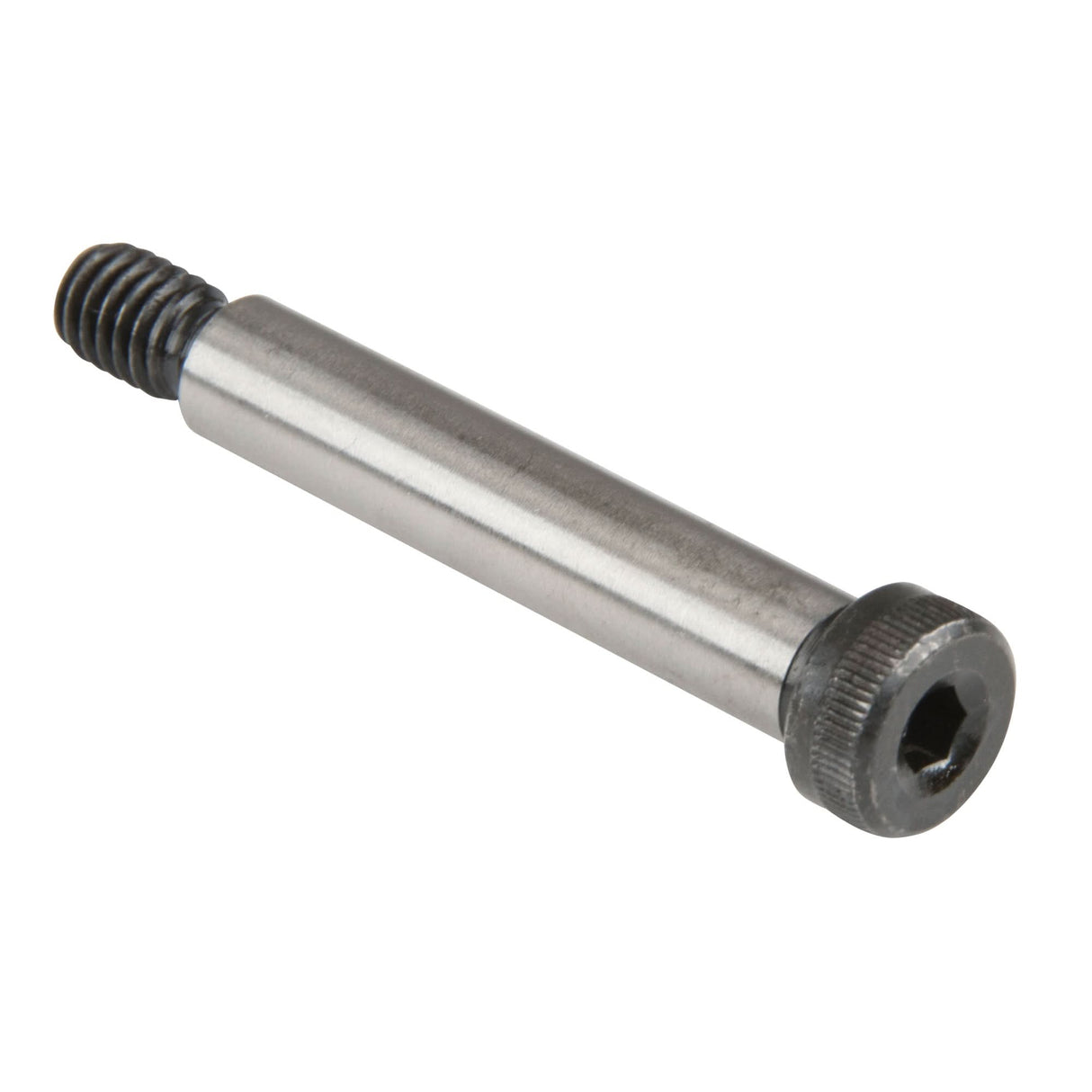 Socket Shoulder Screw, 3/8" Dia., 2" L, Black Oxide