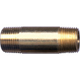Long Nipple, Brass, 1/4", NPT
