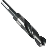 Reduced Shank Drill Bit, 45/64", High Speed Steel, 3" Flute, 118° Point