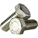 Hex Head Cap Screw, 5/16" Dia., 1" L, Stainless Steel, Fine, Grade 18-8 Stainless Steel