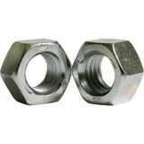 Hex Nut, 1/4", Zinc Cr+3, Coarse Thread