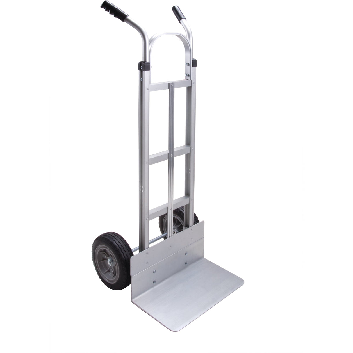 Knocked Down Hand Truck, Dual Handle, Aluminum, 50-5/8" Height, 500 lbs. Capacity