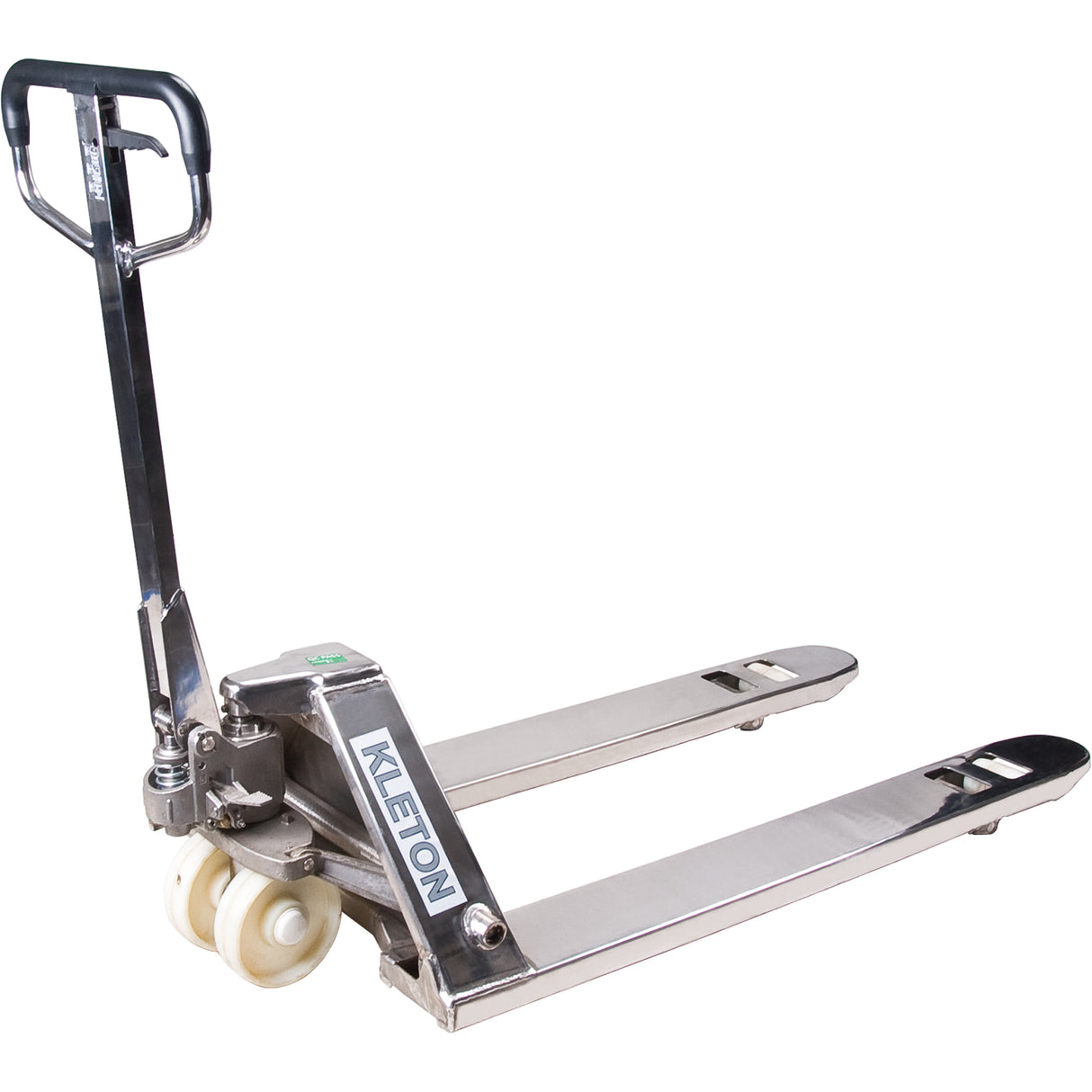 Hydraulic Pallet Truck, Stainless Steel, 48" L x 27" W, 5500 lbs. Capacity