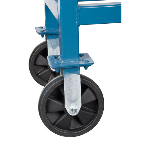 Elevated Platform Trucks, 48" L x 24" W, 2000 lbs. Capacity, Nylon Casters