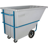 Tilt Truck, Polyethylene, 1.1 cu. yd., 2000 lbs. Load Capacity