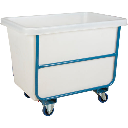 Tapered Wall Box Truck, White Polyethylene, 37" L x 26" W x 31" H, 9 cu. ft. Volume, 1000 lbs. Capacity