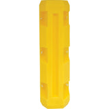 Slim Column Protector, 5" x 5" Inside Opening, 12" L x 12" W x 42" H, Yellow