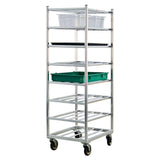 Shelf Cart, 8 Tiers, 20-7/8" W x 67" H x 27" D, 600 lbs. Capacity
