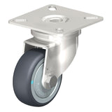 Caster, Swivel, 2" (51 mm), Thermoplastic Rubber-Elastomer, 110 lbs. (50 kg.)