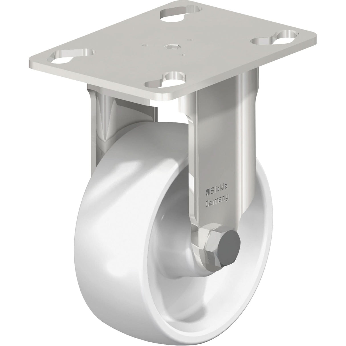Caster, Rigid, 3-1/8" (79.5 mm), Nylon, 265 lbs. (120 kg.)