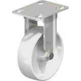 Caster, Rigid, 4" (101.6 mm), Nylon, 265 lbs. (120 kg.)