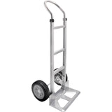 Knocked Down Hand Truck, Continuous Handle, Aluminum, 49-5/8" Height, 500 lbs. Capacity
