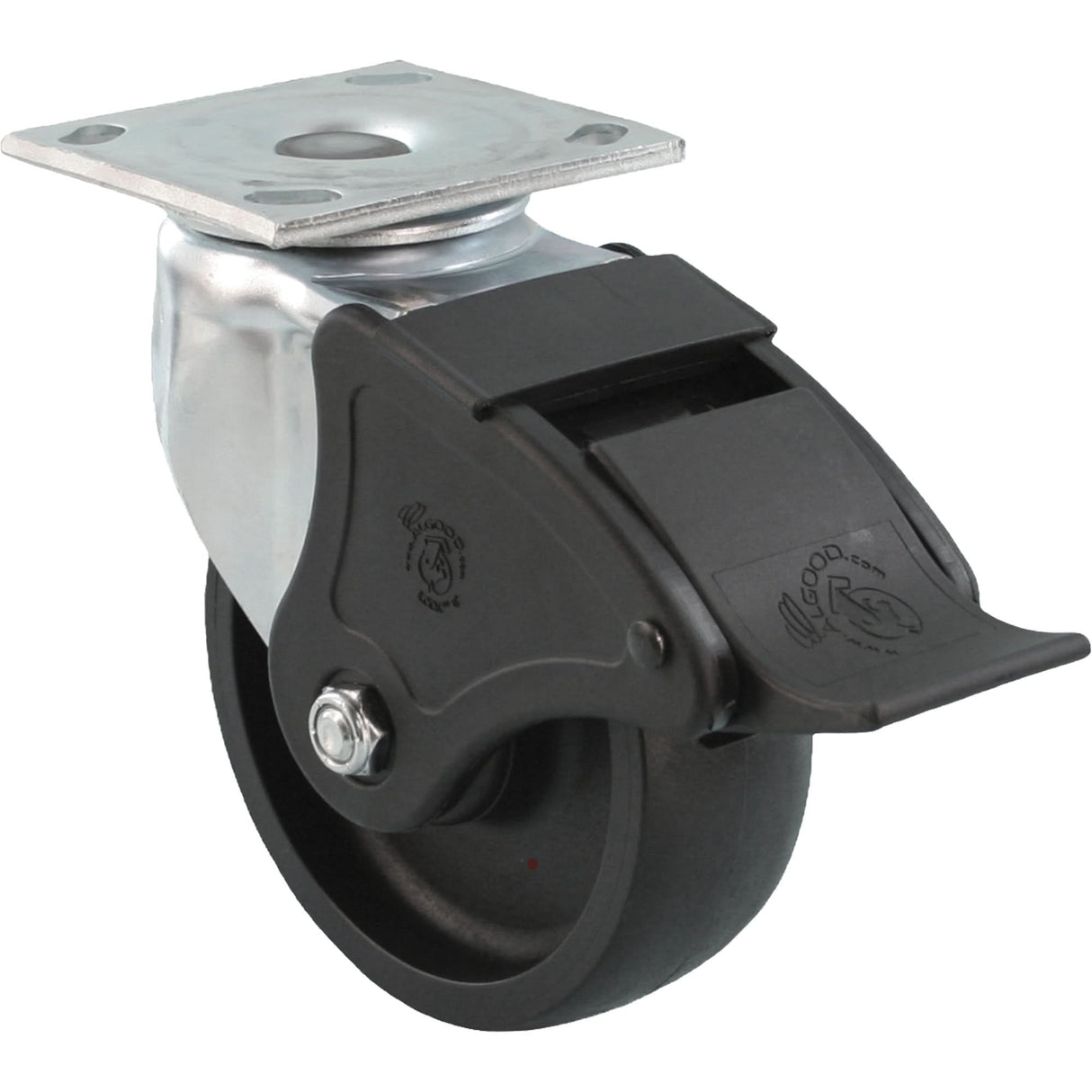 Emaxx™ RollX™ Wow Caster, Swivel with Brake, 4" (101.6 mm), Nylon, 1200 lbs. (544.3 kg.)
