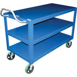 Ergo-Handle Cart, 4000 lbs. Capacity, Steel, 24-1/2" W x 41" H x 54-7/8" D, Lip Down