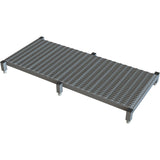 Adjustable Height One-Step Work Platform, 24" W x 59" D, 800 lbs. Capacity, All-Welded