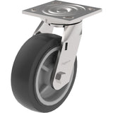 21 Series Medium-Duty Caster, Rigid, 8" (203.2 mm), Polypropylene, 900 lbs. (408 kg.)
