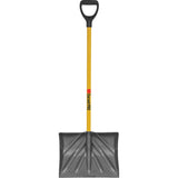 Pro™ Scraper Shovel, Polypropylene Blade, 18" Wide, D-Grip Handle