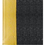 Ultra-Tred ArmorCote Mats No. 440, Textured, 2' x 3' x 3/8", Black/Yellow, Polyurethane/PVC Sponge