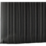 Deluxe Tuf Sponge No. 442 Mats, Ribbed, 2' x 8' x 5/8", Black, PVC Sponge