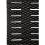 Kushion Walk No. 475 Mats, Slotted, 2' x 60' x 3/8", Black, PVC