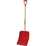 Alpine™ Snow Shovel, Polypropylene Blade, 13-9/10" Wide, D-Grip Handle, Wearstrip Included
